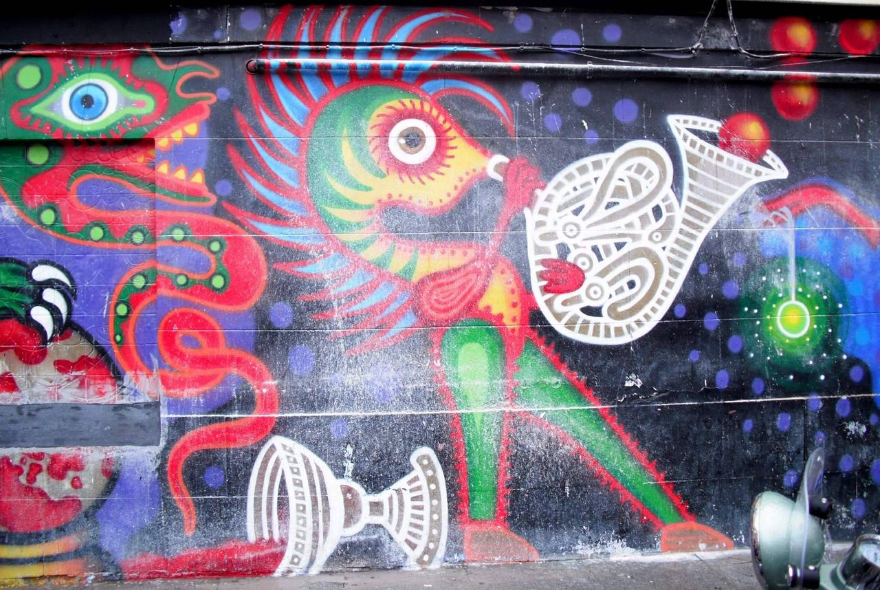 Graffiti en Malasaña. Foto: Zarateman