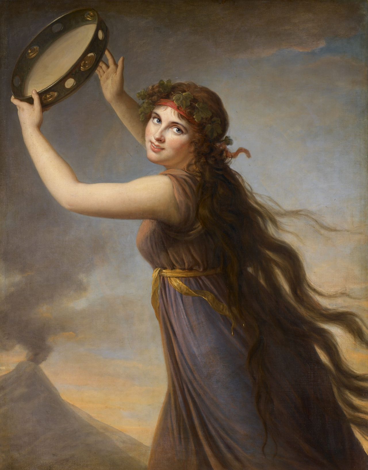 Obra: Lady Hamilton como Ariadne, de Elisabeth Louise Vigee-Lebrun