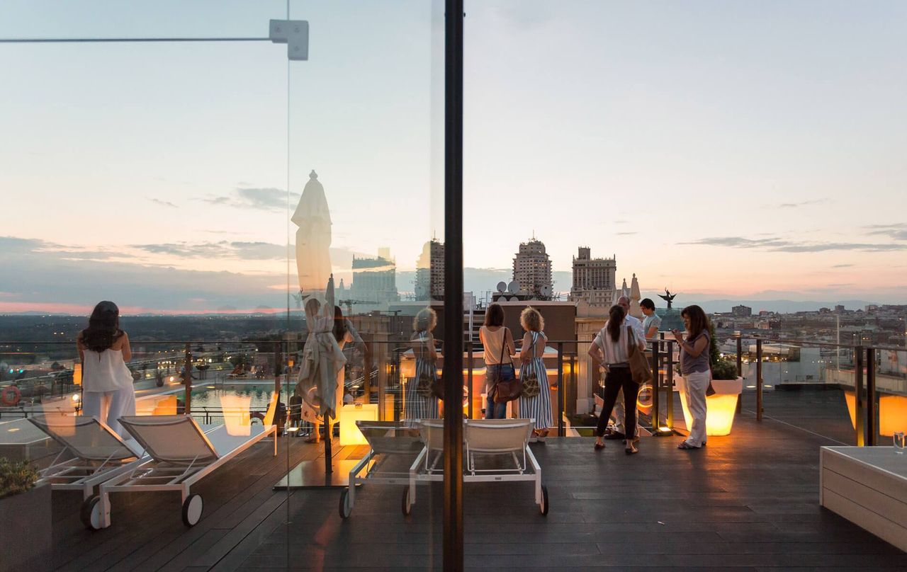 Terraza del Hotel Emperador. Foto: Hotel Emperador